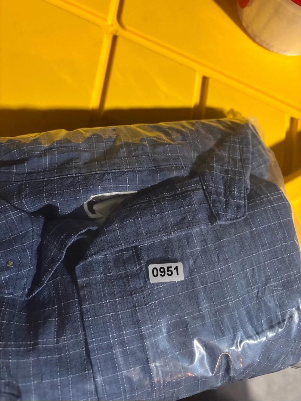 The North Face Men's Short-Sleeve Plaid Button-Down Shirt - Denim Blue